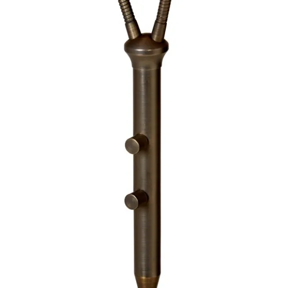Koster golvlampa dubbel, oxid 140cm
