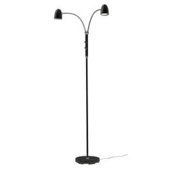 Koster golvlampa dubbel, svart 140cm