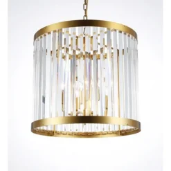 Kristallkrona Forever Borstad Mässing 48cm