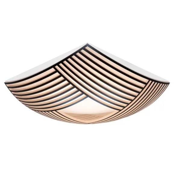 Kuulto 9100 tak/vägg plafond, svart 52cm 2700k