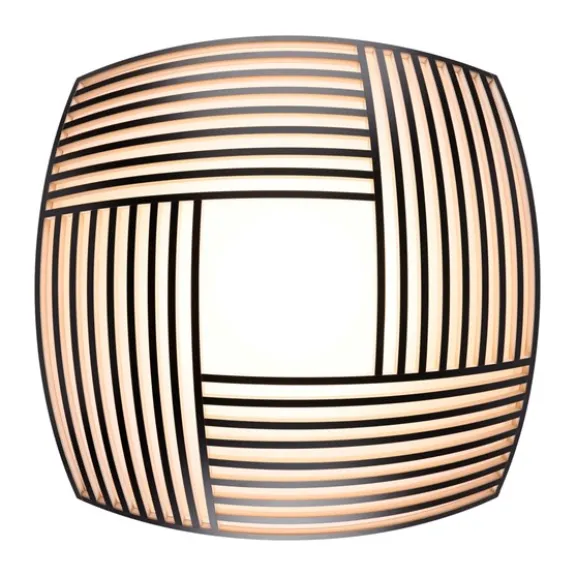 Kuulto 9100 tak/vägg plafond, svart 52cm 3000K