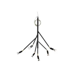 Kvist 16 taklampa, svartstruktur 130cm