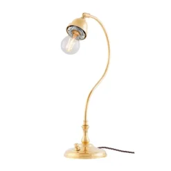 Lagerlöf Bordslampa, Polerad mässing