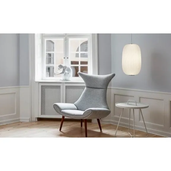 Lamella 2 pendel, vit/guld