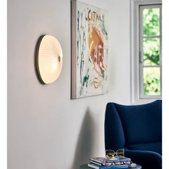 Lamella plafond vägg/tak, vit/aluminium 35cm
