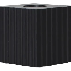 Lampfot E27 Box Svart