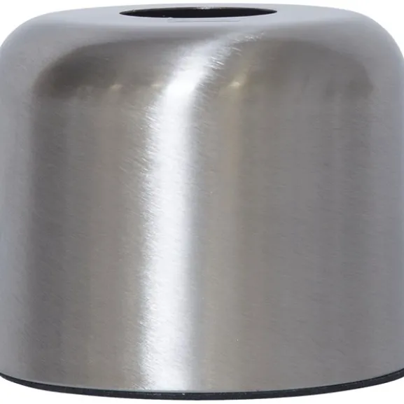 Lampfot E27 Glans Stål