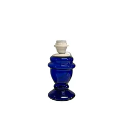Lampfot Glas blå, 25 cm