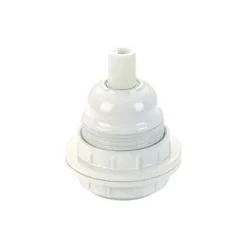 LAMPHÅLLARE Plast med o-ring E27 Vit