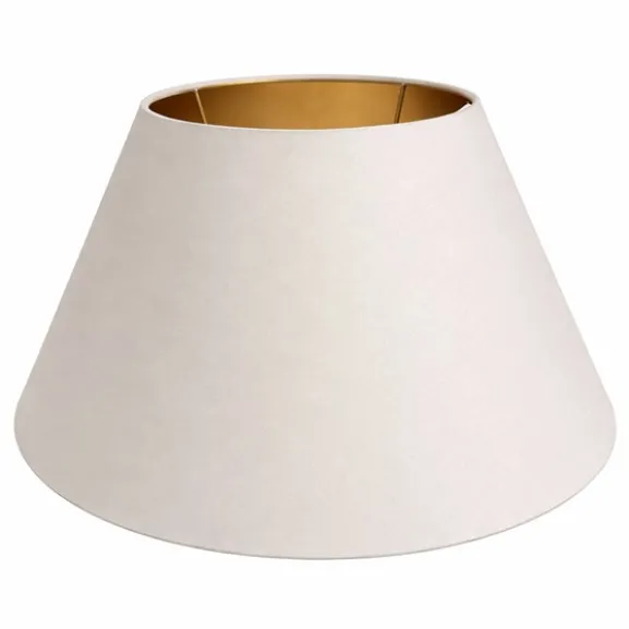 Lampskärm Creme/Guld 35cm