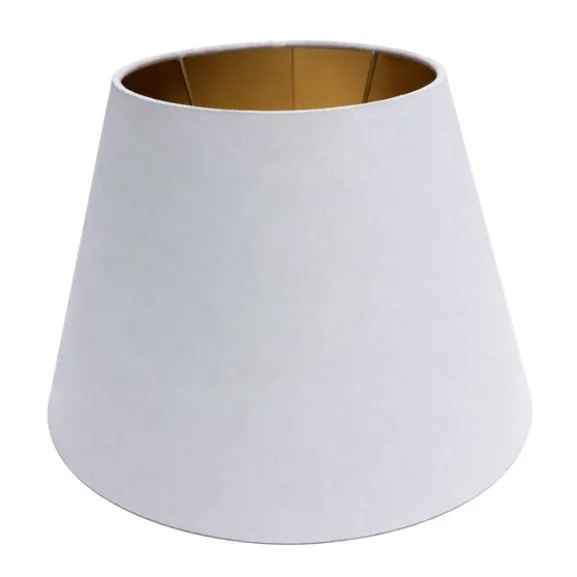 Lampskärm Creme/Guld 25cm
