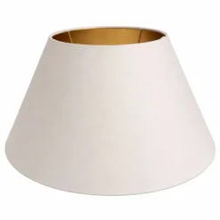 Lampskärm Creme/Guld 43cm