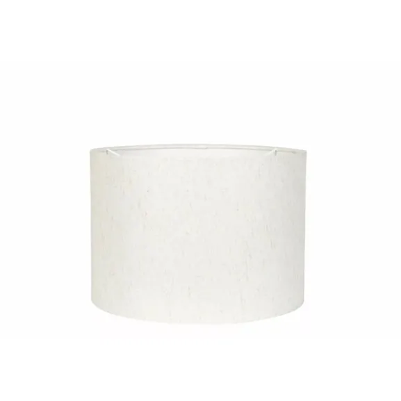 Lampskärm Linne Cylinder Creme 30cm