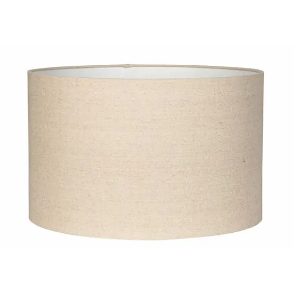 Lampskärm Linne Cylinder Natur 40cm