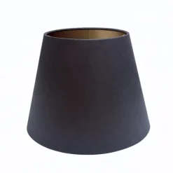 Lampskärm Mörkgrå/Guld 18cm
