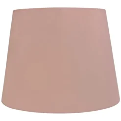 Lampskärm Oval Rosa/Vit 25 cm