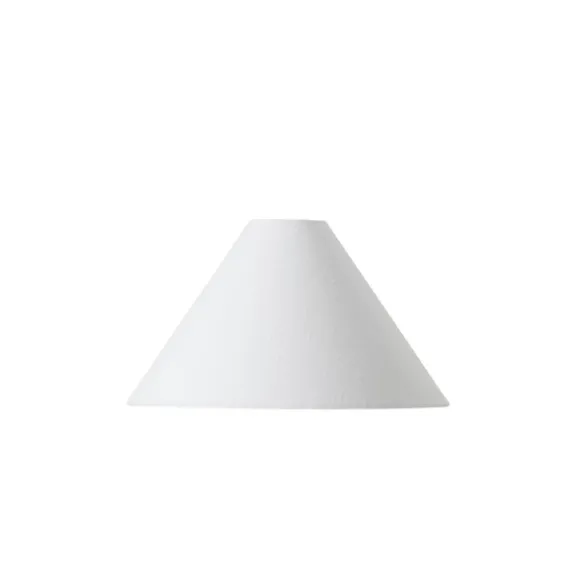 Lampskärm Qvist Conical, 102 Linen White, 38cm