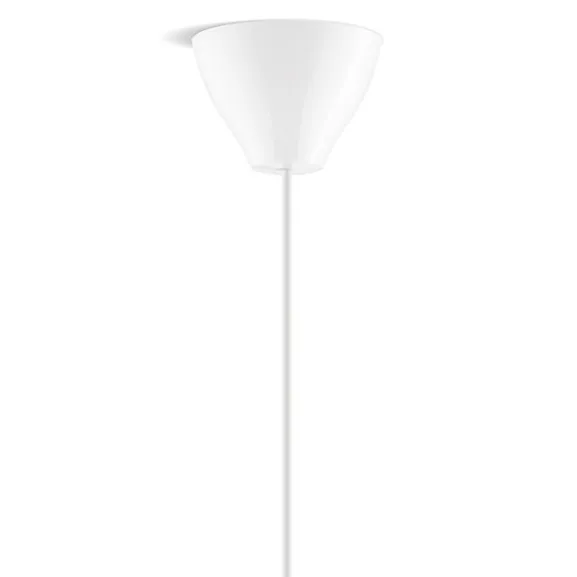 Lamptop musica, blankvit 11,7cm