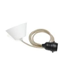 Lampupphäng textil naturlinne TT-00, 2m