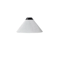 Le Klint 12 Svart lampskärm, Vit 23 cm