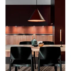 Leather Cone Namibia Taklampa Chocolate 35 cm