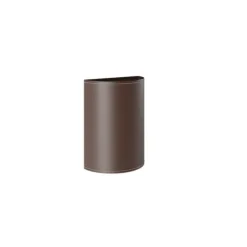 Leather Vägglampa 14 cm Chocolate