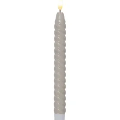 Led Antikljus 2-Pack Flamme Swirl, Beige