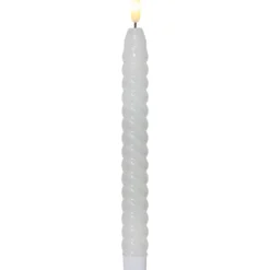 Led Antikljus 2-Pack Flamme Swirl, Vit
