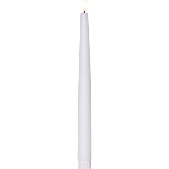 LED Antikljus 4-pack Flamme Slim Vit 28,5cm