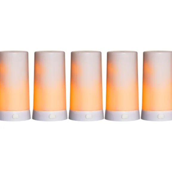 LED Blockljus Diner 5 Extra Vit 13cm