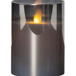 LED Blockljus M-Twinkle Svart 10cm