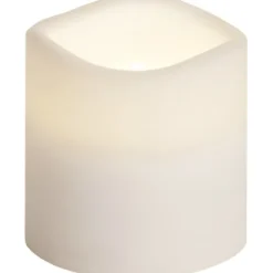 LED Blockljus Paul Vit 7,5cm