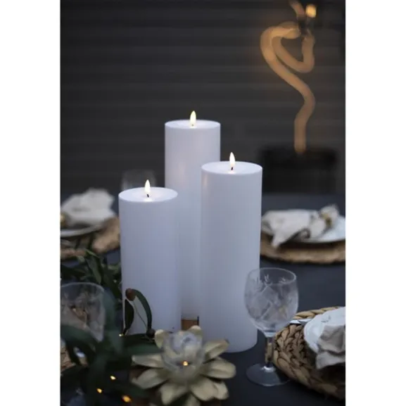 LED Ljus Flamme Rak 37cm