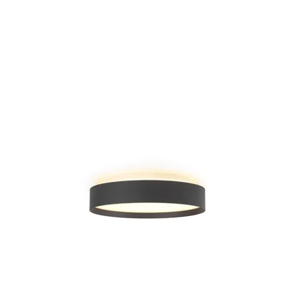 LED Plafond Backlight Full Ø30, Svart 25W Vit 25W 3-stegs dimning - Minne