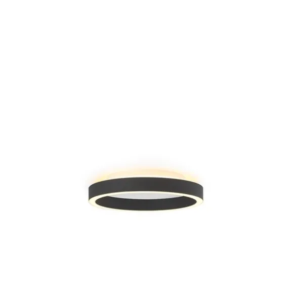 LED Plafond Backlight String Ø30, Svart 25W 3-stegs dimning - Minne