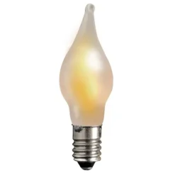 LED topplampa flame light matt E10 0,15W 3-pack