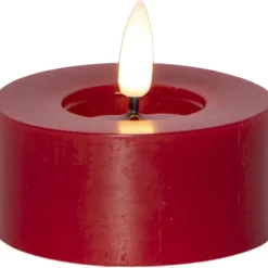 LED Värmeljus 2-pack Flamme Flow Röd 5,5cm