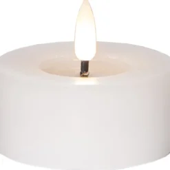 LED Värmeljus 2-pack Flamme Flow Vit 5,5cm