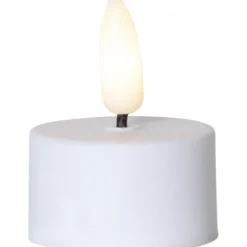 LED Värmeljus 2-pack Flamme Vit 5cm