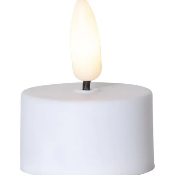 LED Värmeljus 2-pack Flamme Vit 5cm
