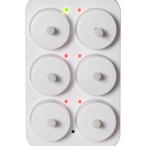 LED Värmeljus 6-pack Flamme Charge Vit 6cm