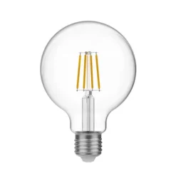 LED-lampa Clear 4W E27 glob 95mm