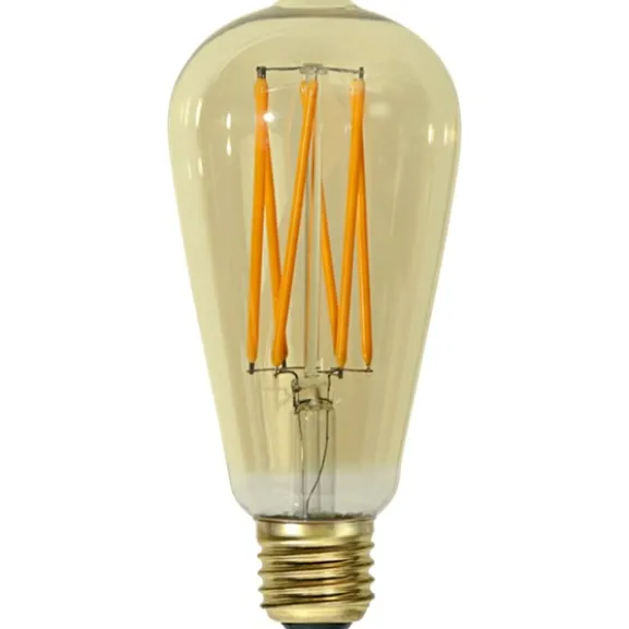 LED-lampa E27 edison Vintage Gold, 3.7W dimbar