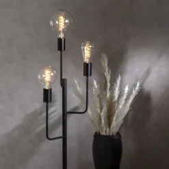 LED-lampa E27 glob 95cm klar 3-stegsdimmer, 4W