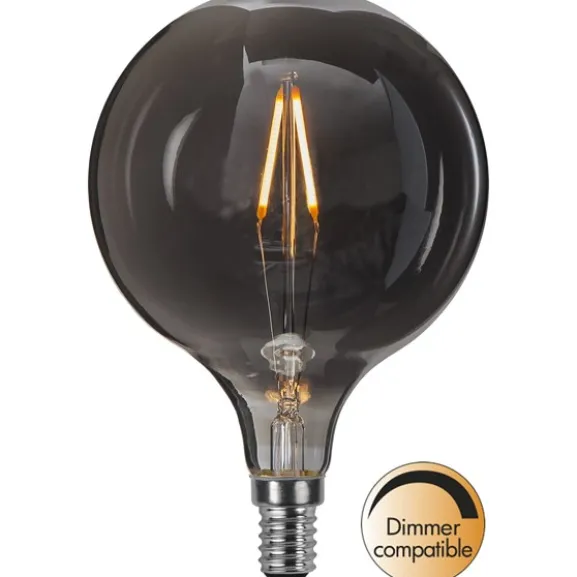 LED-lampa E14 glob Decoled Smoke, 1.5W dimbar