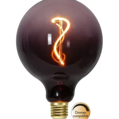 LED-lampa E27 glob 125mm ColourMix, 4W dimbar, rosa