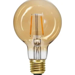 LED-lampa E27 glob Plain Amber, 0.75W