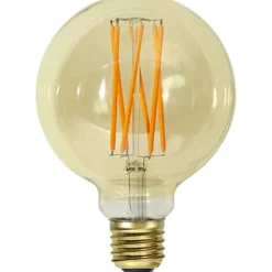 LED-lampa E27 glob Vintage Gold, 3.7W dimbar
