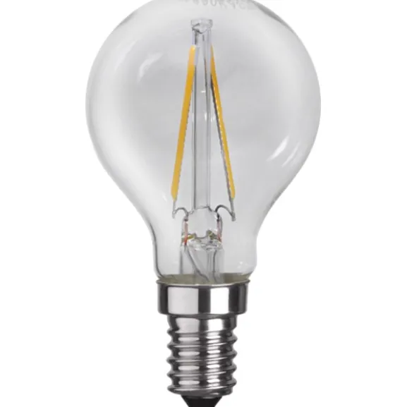 LED-lampa E14 klotlampa Clear, 2W(25W)