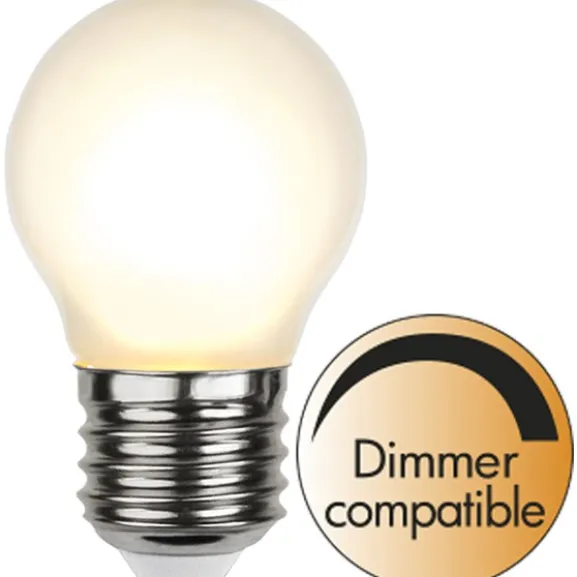LED-lampa E27 klotlampa Frosted, 4W(35W) dimbar